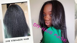 Diy Hair Mask For Stronger Hair: Relaxed Hair Growth