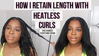 How I Retain Length Using Low Manipulation Hairstyles On Relaxed Hair| Updated Braidout Routine