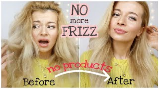 How To Get Rid Of Frizzy Hair  No Poofy Hair  How To Wash Your Hair