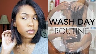 Wash Day Routine | Relaxed Hair