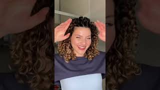 Cute Curly Hairstyle With Twists