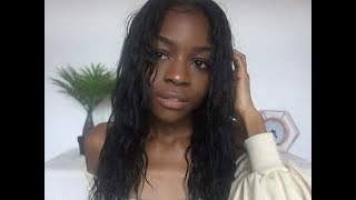 Beachy Waves For Relaxed Hair!