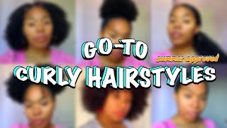 My Super Easy Go-To Curly Hairstyles (4A/4B!!) | Britt Nicole