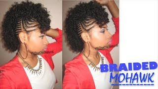#Bawse Braided Mohawk | Natural Hair Tutorial