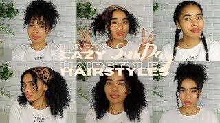 Curly Hairstyles |Lazy Sunday| -  Ft. Ana Luisa |2020|