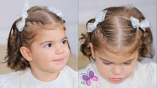 Hairstyle For Baby (Toddler Under 2 Years Old)  | Hairstyle For Short Hair | Baptism Hairstyle