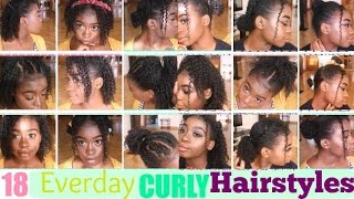 18 Curly Hairstyles For Short/Medium Natural Hair