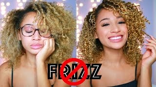 How To Get Rid Of Frizzy Curly Hair!