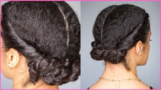 Curly Hair Style Idea For Old Hair. Do This If You Can'T Flat-Twist | Natural Hair | Abbiecurls