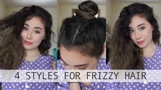 4 Fast Hairstyles For Frizzy Hair! - Hair La Vie Clinical Formula Vitamins Review