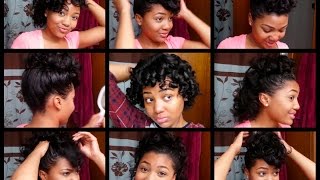 7 Easy Hairstyles For Relaxed Hair || Styles For Curled Hair!
