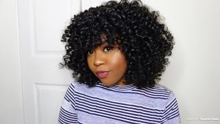Most Natural Looking Curly Crochet Braids Tutorial| Mane Concept