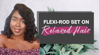 Flexi Rod Set | No Heat Curls | Relaxed Hair | Denaj
