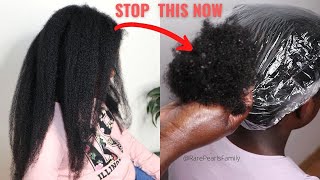 Do This To Stop Excessive Shedding Of Your Natural Hair & Grow It Long | Wash Day Routine