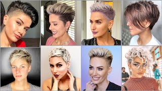 Women Amazing Short Hair Ideas Top Trending 2022 | Popular Pixie Haircuts | Boy Cut For Girls