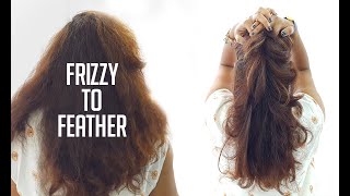 Frizzy Hair To Feather Haircut