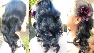 No Heat Curls-Waves For Short To Medium Length Hair