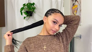 How To: Extra Flat Knotless Braids