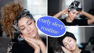My Curly Hair Sleep Routine | Preserve Curls Overnight!