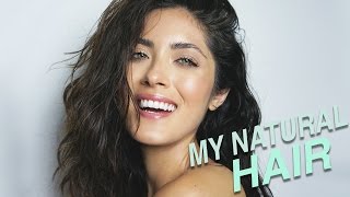 How I Air Dry And Style My Natural Hair | Coarse, Frizzy, Wavy, Textured Hair | Melissa Alatorre