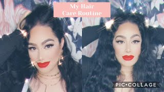 34 Inch Long Hair Care Routine - Affordable Drugstore Products For Dry Frizzy Hair 2020