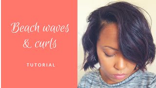 Healthy Relaxed Haircare: Beach Waves And Curls With A Flat Iron / Straighteners