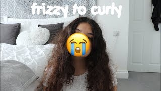 Frizzy To Curly Hair & Heatless Hairstyles | Holly Anne