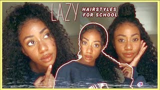 4 Lazy Curly Hairstyles For School Ft. Klaiyi Hair