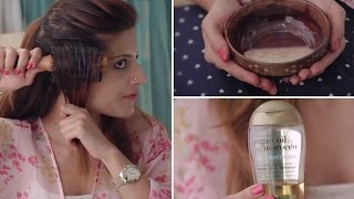 How To Tame And Get Rid Of Frizzy Hair | Diy Hair Mask For Frizz And Hairstyles
