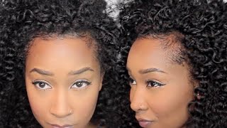 Heatless Method- How To Blend Your Leave Out With Curly Hair Extensions!