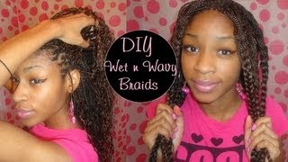 Synthetic Braids To Wet & Wavy