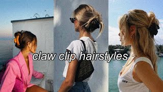 Easy Claw Clip Hairstyle Tutorial