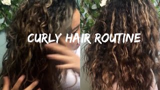 How To Heatless Curls// On Curly Frizzy Hair