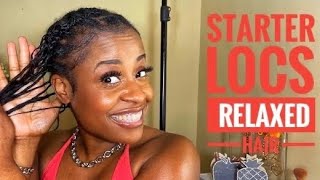 Starter Locs On Relaxed Hair - 3 Tips! How To Make Your Hair Loc Faster!