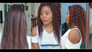How To: Curly Crochet Braids With Kanekalon Hair | Invisible Part