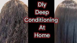 Dry Damaged Frizzy Hair Treatment At Home|Diy Deep Conditioning At Home