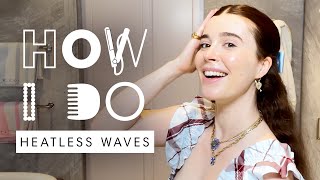 Nell Diamond’S Heatless Frizz-Free Waves Hair Tutorial | How I Do | Harper’S Bazaar