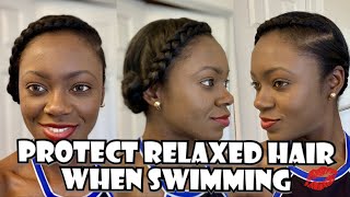 Series Ghrh Video 2: How To Protect Relaxed Hair When Swimming | 5 Steps