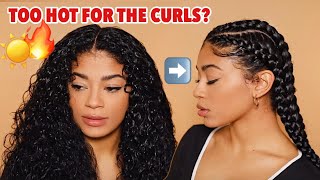 Too Hot For The Curls Out - My Fav Braids | Jasmeannnn
