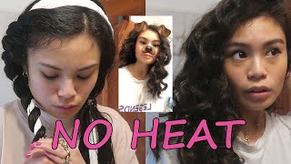 Heatless Curls For Any Hair Type | Bathrobe Curls For Frizzy Hair