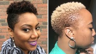 Twa Hairstyle Ideas For Short Natural Hair | Heatless Curls | Popular Women Short Haircuts In 2022.