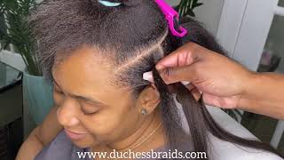 How To: Extra Large Knotless Box Braids W/ Curly Ends