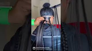 Extended Jumbo Box Braids| How To: Super Flat Jumbo Knotless Box Braids| Extremely Beginner Friendly