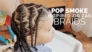 Toddler Boy Hairstyles 12 || Pop Smoke Braids || Curly Kids Hair || Cantu Kids || Shea Moisture