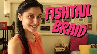 Fishtail Braid For Curly/Frizzy Hair!