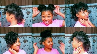10 Quick & Easy Hairstyles For Relaxed Hair!!