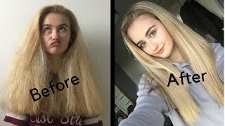 How I Tame My Frizzy Hair | My Hair Routine *Shocking*