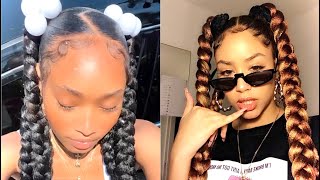 Quick & Easy Hairstyles With Braiding Hair✨ 2022