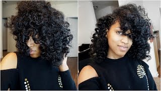 Overnight Heatless Curls Hairstyle|Natural Hair