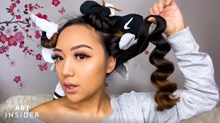 How To Curl Your Hair With Socks